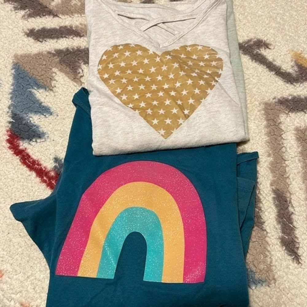 Girls long sleeve tops-Bundle of 2